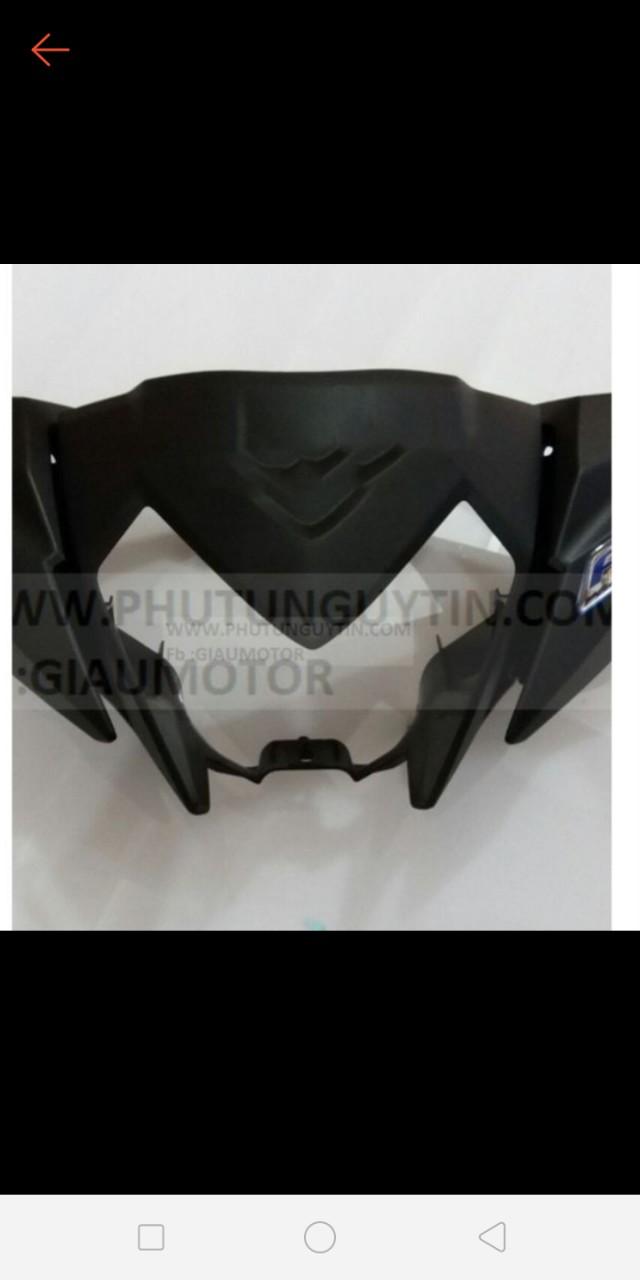 ỐP  ĐẦU ĐÈN CHO XE WINNER MÀU ĐEN NHÁM ZIN chính hãng honda