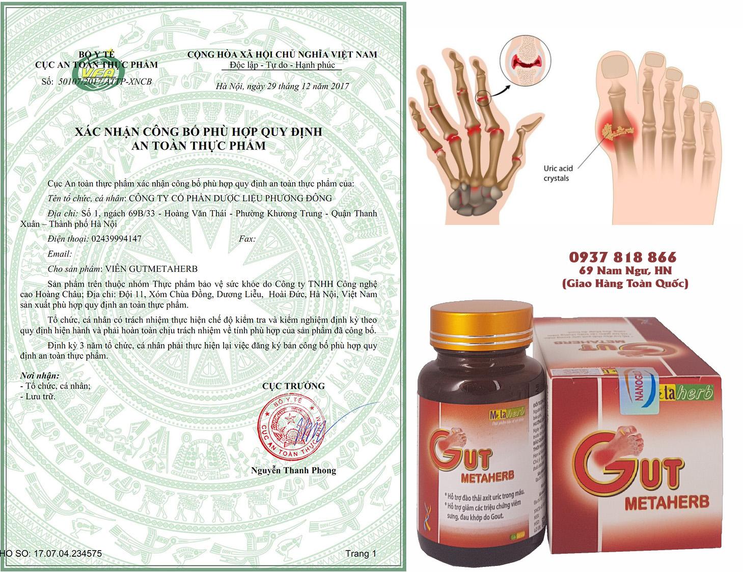 Viên Gout - Metaherb