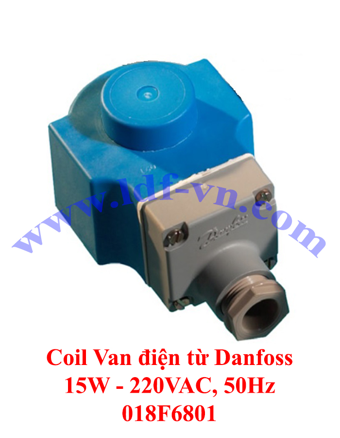 [HCM]Cuộn Coil Van Điện Từ Danfoss 15W 220V AC 50HZ – 018F6801
