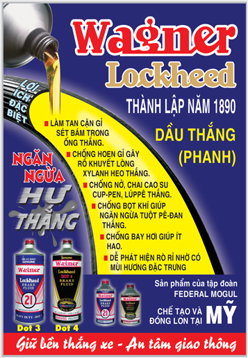 DẦU THẮNG LOCKHEED DOT3 MADE IN USA