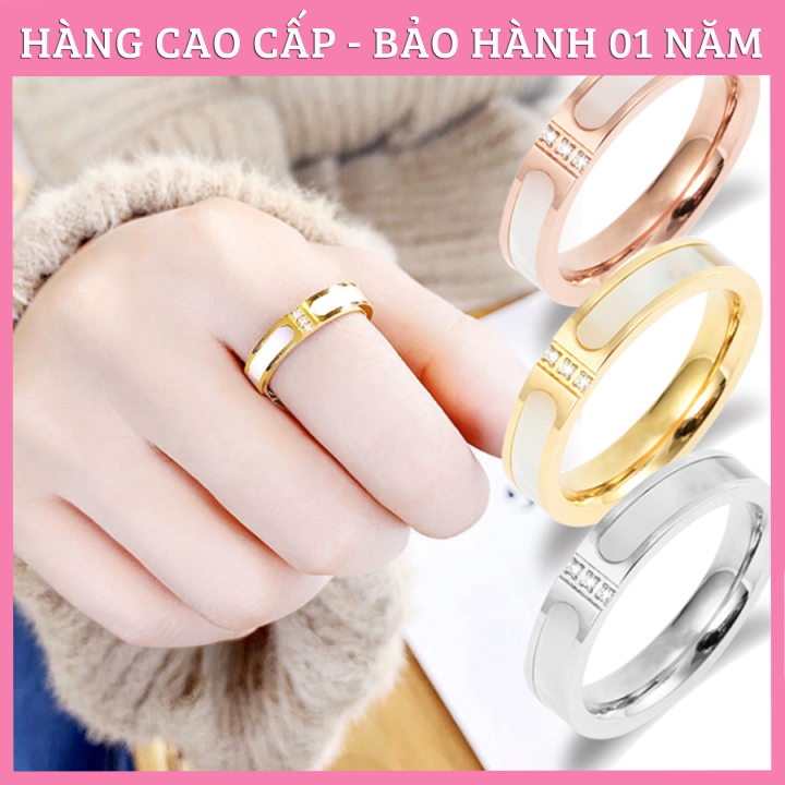 NHẪN TITAN XÀ CỪ THỜI TRANG HÀN QUỐC TC106