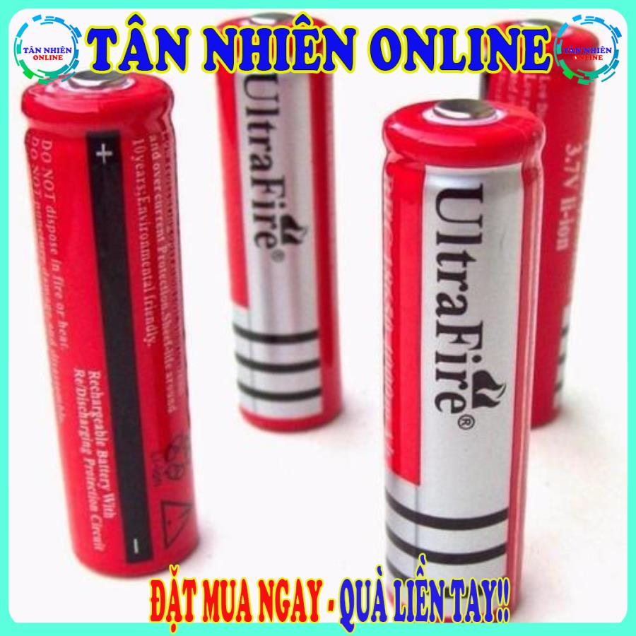 Pin sạc 3.7V đỏ dự phòng cho quạt mini