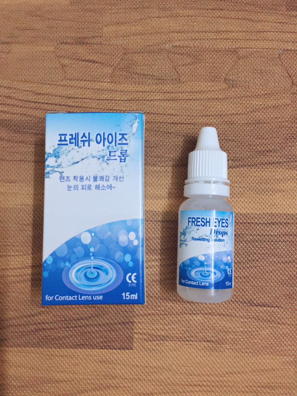 Nươc nhỏ mắt Lens - Kính áp tròng Fresh eyes 15ml (1 lọ)