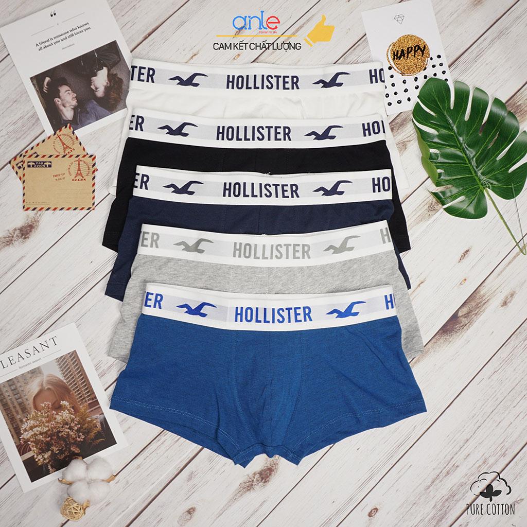 Combo 5 quần lót nam Boxer Cotton cao cấp xuất Mỹ thấm hút tự nhiên, cạp quần có đệm êm (Nhiều Màu)