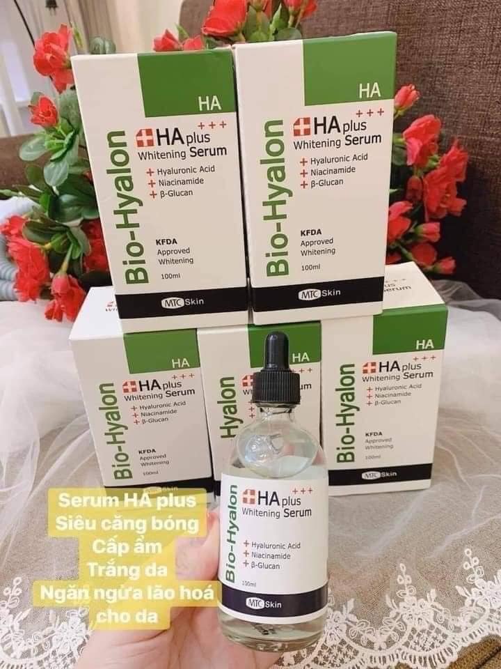 Serum HA Plus Whitening 100ml dưỡng da
