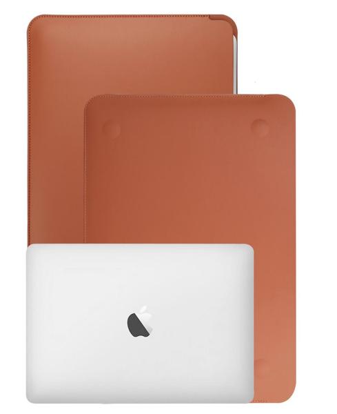 Bảng giá Túi da đựng, chống sốc Macbook + Laptop 13inch màu nâu da bò Phong Vũ