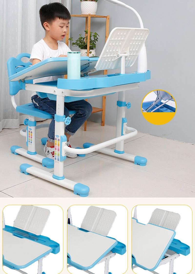 Offer Ưu Đãi Bộ Bàn Học Thông Minh Chống Gù Cho Bé JD-301 Màu Xanh (Nâng Hạ Thủy Lực) Offer Ưu Đãi Bộ Bàn Học Thông Minh Chống Gù Cho Bé JD-301 Màu Xanh (Nâng Hạ Thủy Lực)