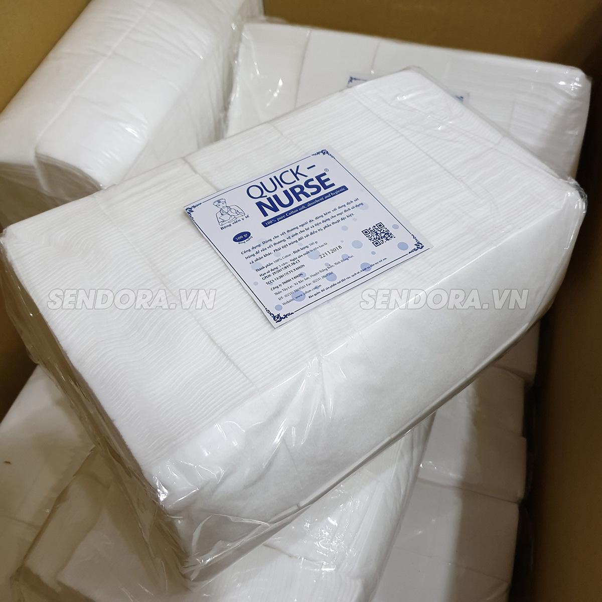 Bông ép y tế cao cấp cắt sẵn