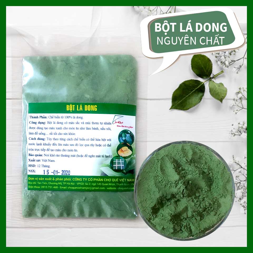 Bột Lá Dong Gói 100g