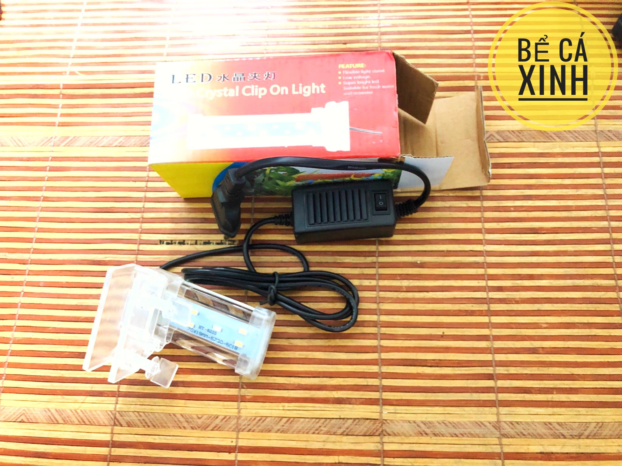 Đèn led thủy sinh cho hồ cá mini công suất 1.5w