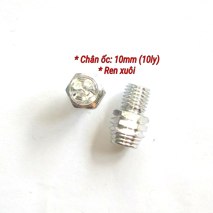 Ốc chân gương xe máy hình mặt cười (giá 01 đôi)
