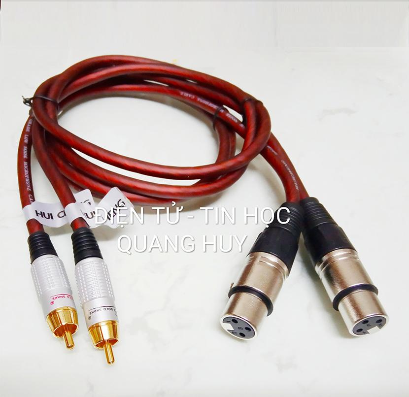 Cặp dây canon ra hoa sen loại xịn dài 01m