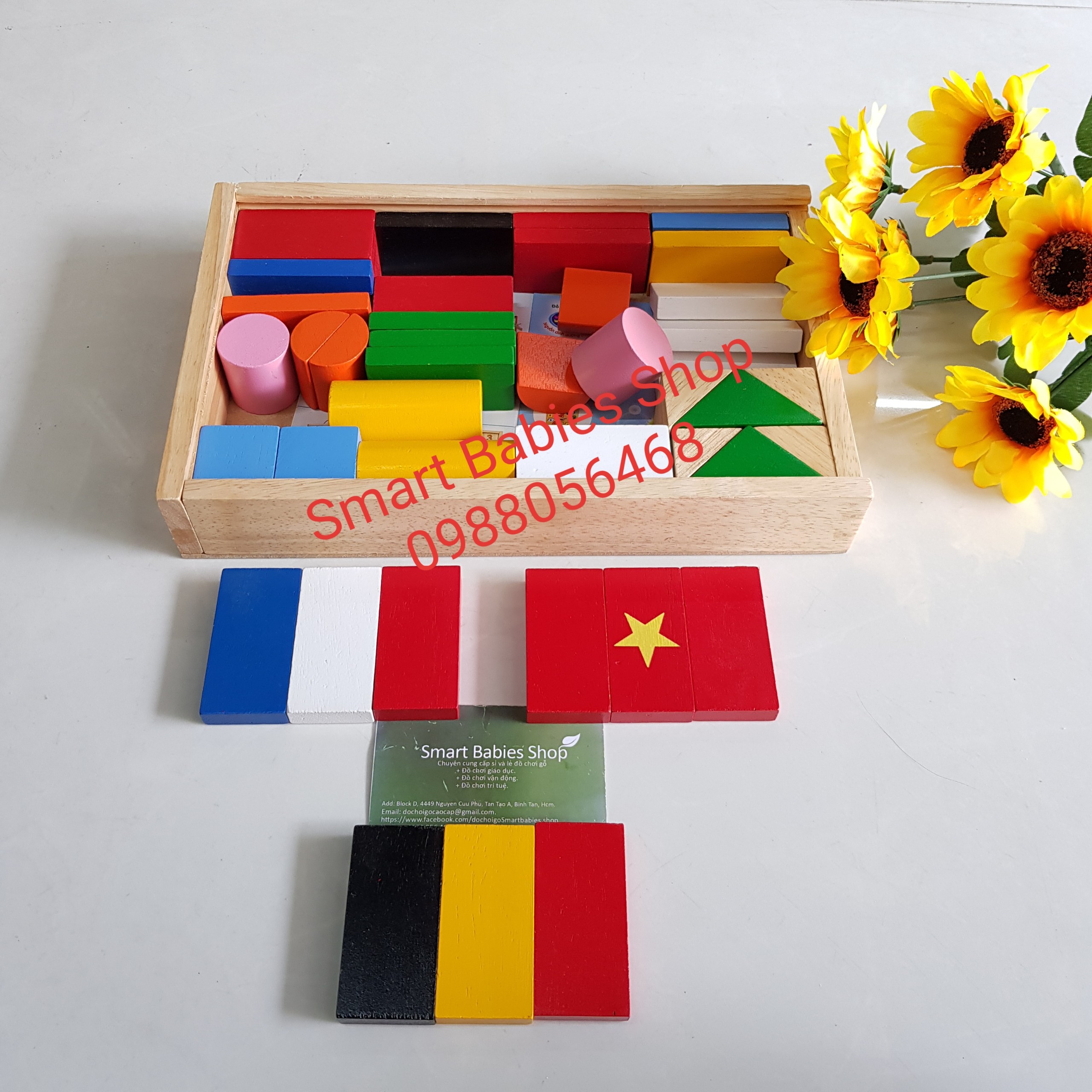 [HCM]Đồ chơi gỗ Winwintoys - Bộ cờ quốc gia