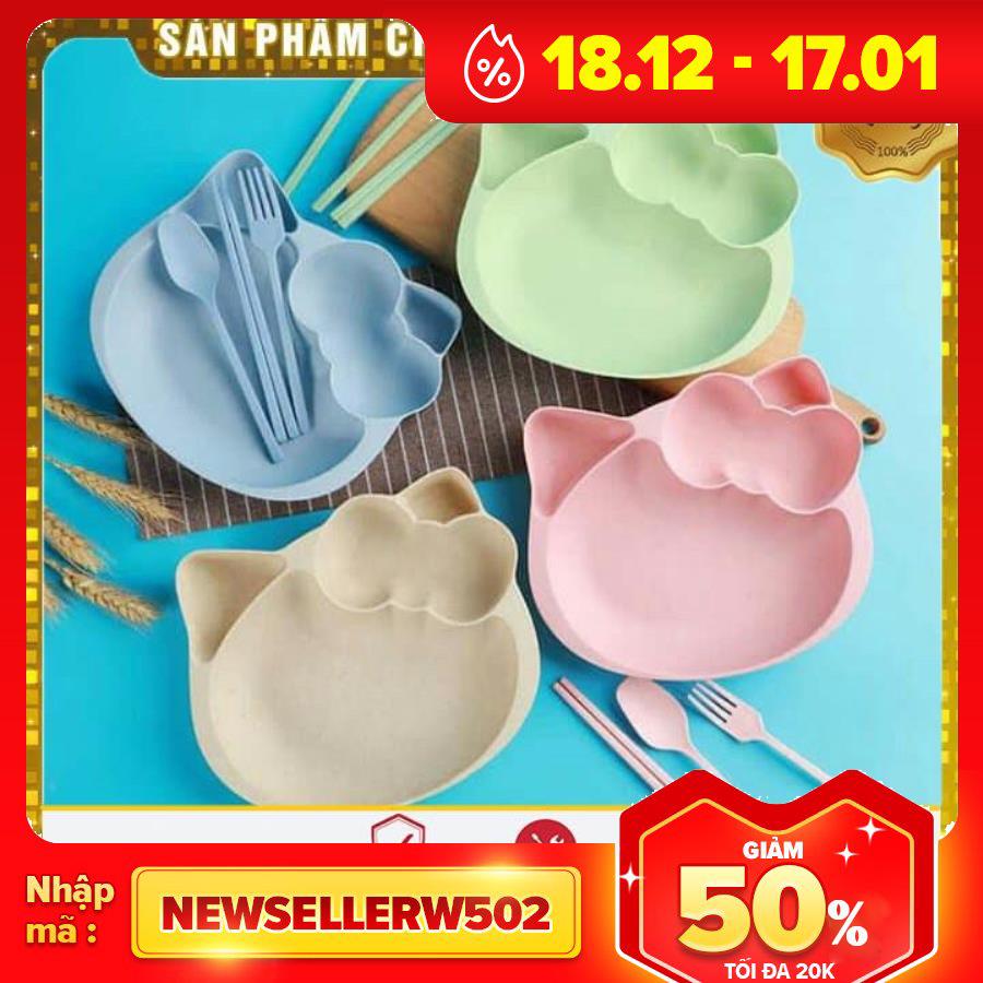 [HCM]BÁT ĂN DẶM lúa mạch CHIA NGĂN NHIỀU KIỂU DÁNG CHO BÉ