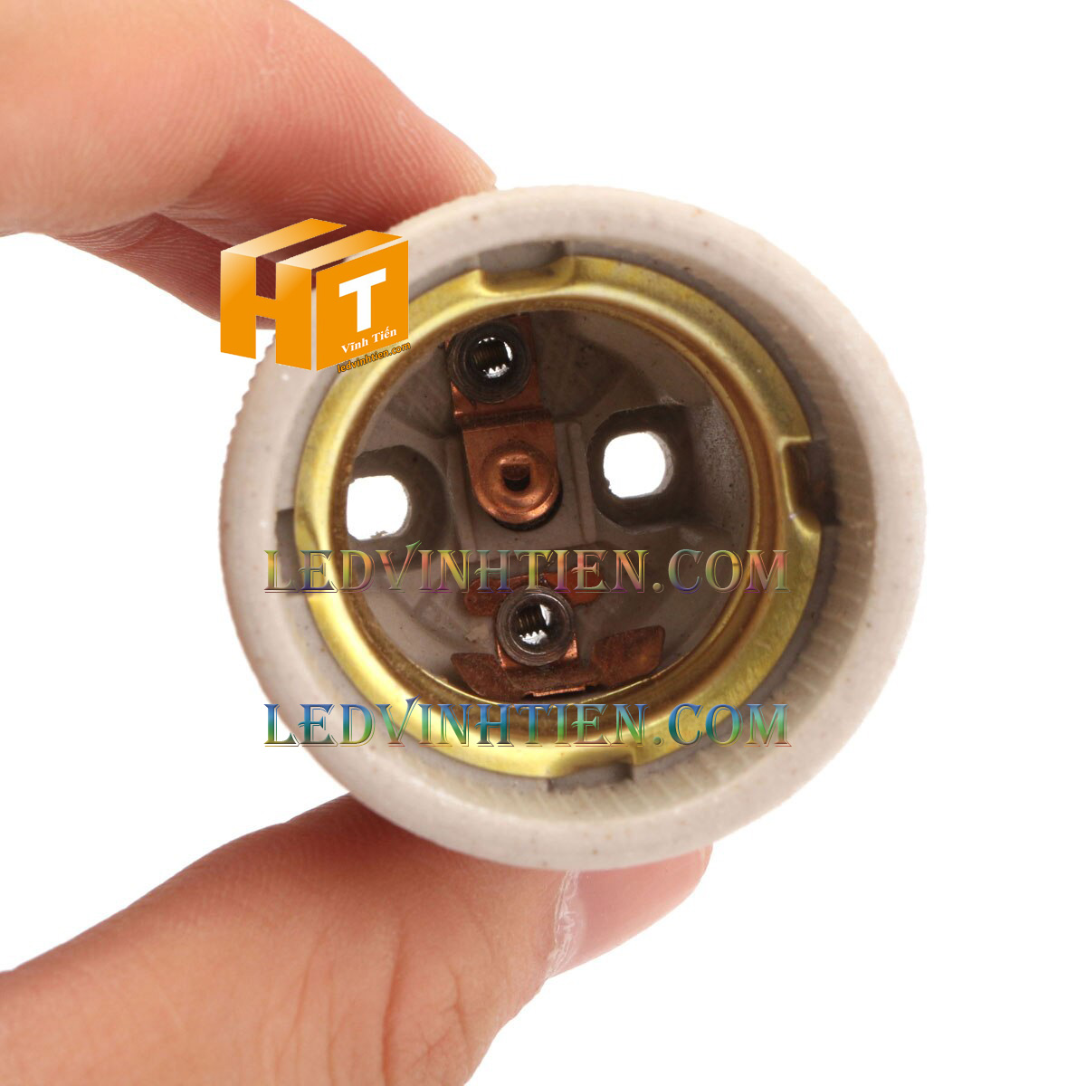 Đuôi đèn sứ E27, E14, cách điện tốt