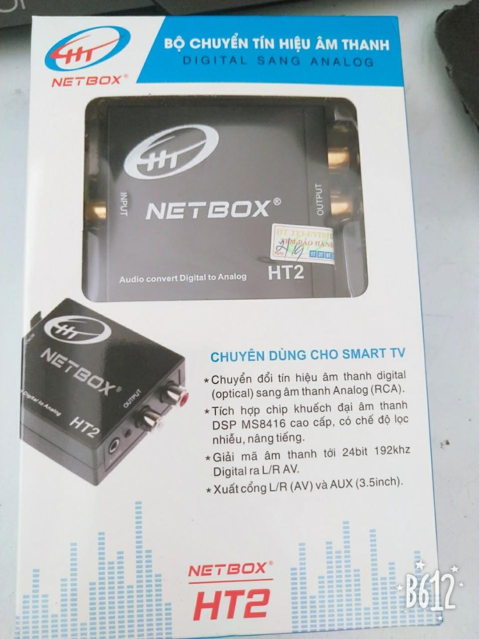[HCM]BỘ CHUYỂN TÍN HIỆU ÂM THANH OPTICAL NETBOX HT2