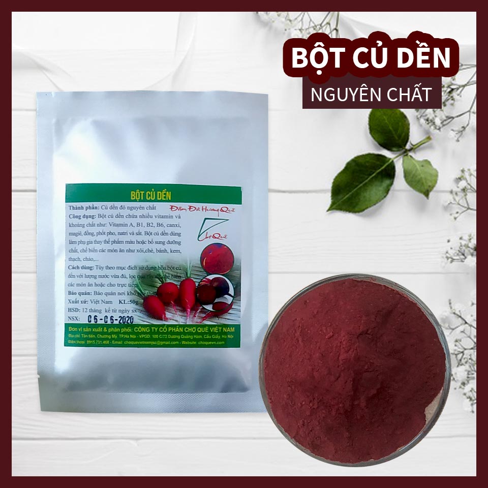 Combo 5 Gói Bột Màu Rau Củ Quả 50g