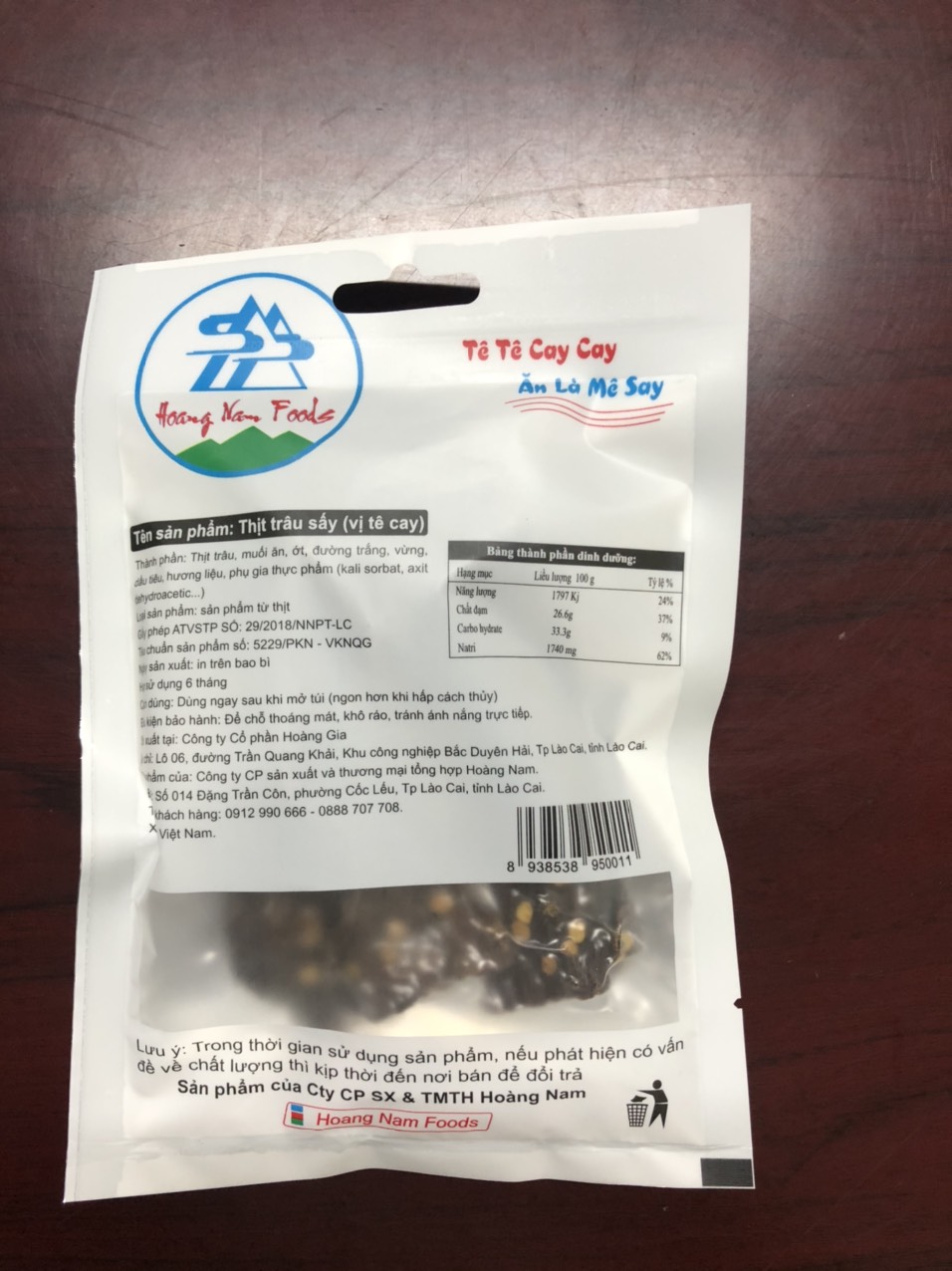 Thịt Trâu sấy Đặc sản Tây Bắc