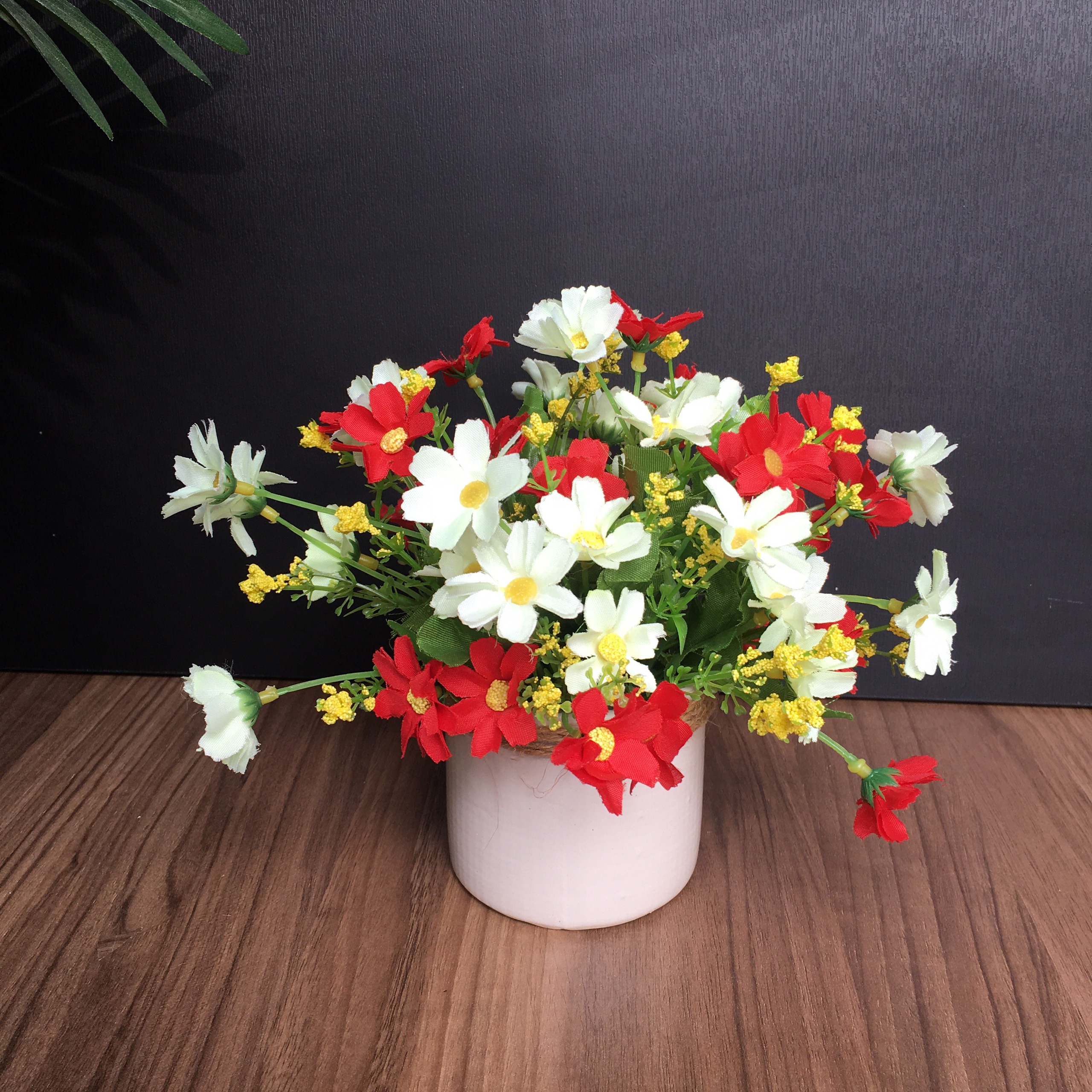 Hoa Giả cao cấp - Bình hoa giả - Bình hoa  lụa để bàn phòng khách - Lọ hoa giả nhân tạo