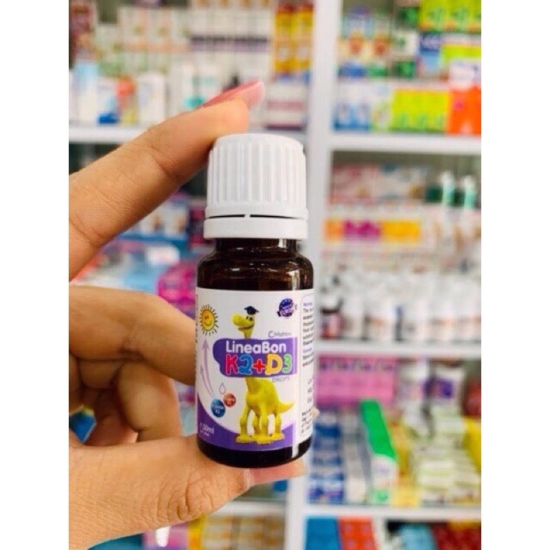 [ CHÍNH HÃNG] LineaBon Vitamin D3 K2 Tăng Cường Hấp Thu Canxi - 10ml