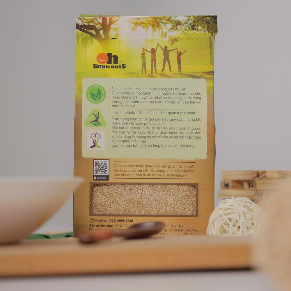 Hạt Quinoa Hữu Cơ 500G - [Giao hàng ngay tại TPHCM]