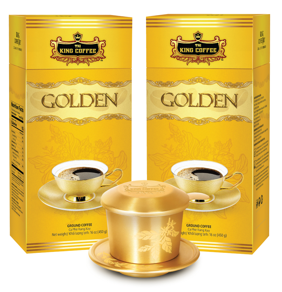 King Coffee premium gold plated cartridge coffee | thick stainless steel