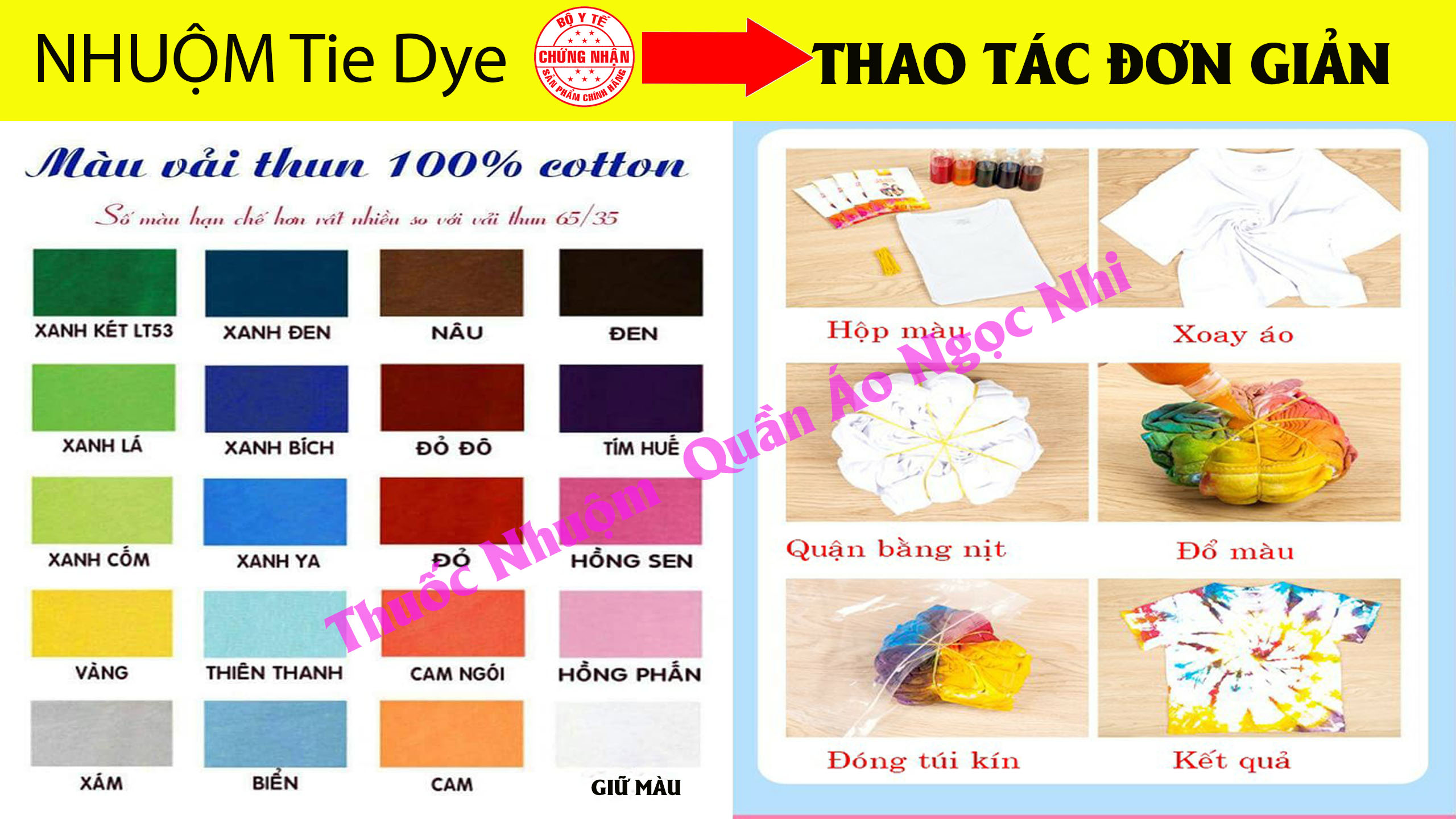 Thuốc Nhuộm Quần Áo Màu Đỏ
