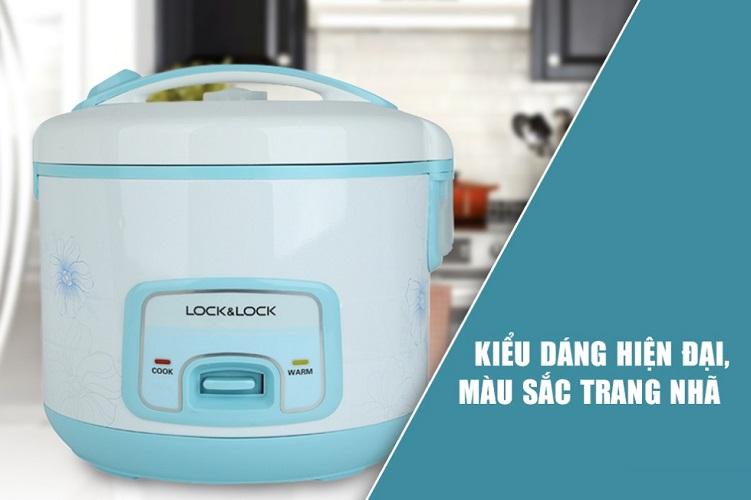 Nồi cơm điện chống dính Lock&Lock EJR446BLU 1.8L - Công suất 700W