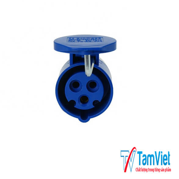 Ổ cắm công nghiệp 1 pha 32A di động IP44