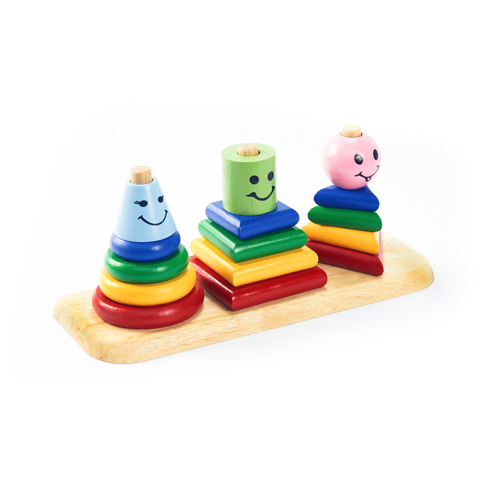 Bộ xếp hình 3 trụ Winwintoys 62072