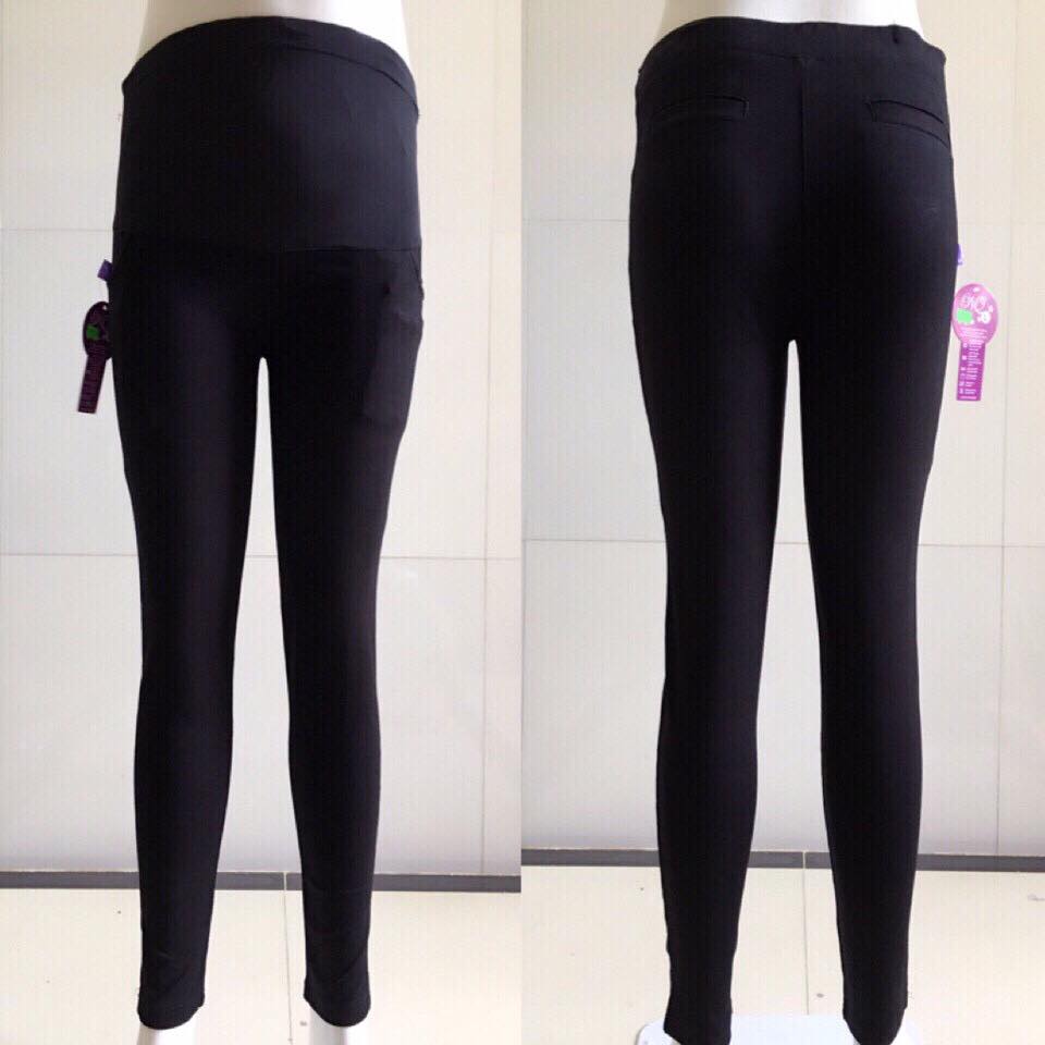 QUẦN LEGGING LÓT LÔNG BẦU - CẠP QUẦN CHUN RÚT