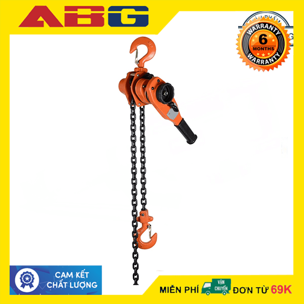 Palang Xích Lắc Tay ABG 3T-1.5M -Ba Lăng Giúp Nâng Hạ Vật Nặng Trong Nhà Xưởng, Công Nghiệp Và Đời Sống, Pa Lăng 3 Tấn, 1.5 Mét Xích - ABG Shop