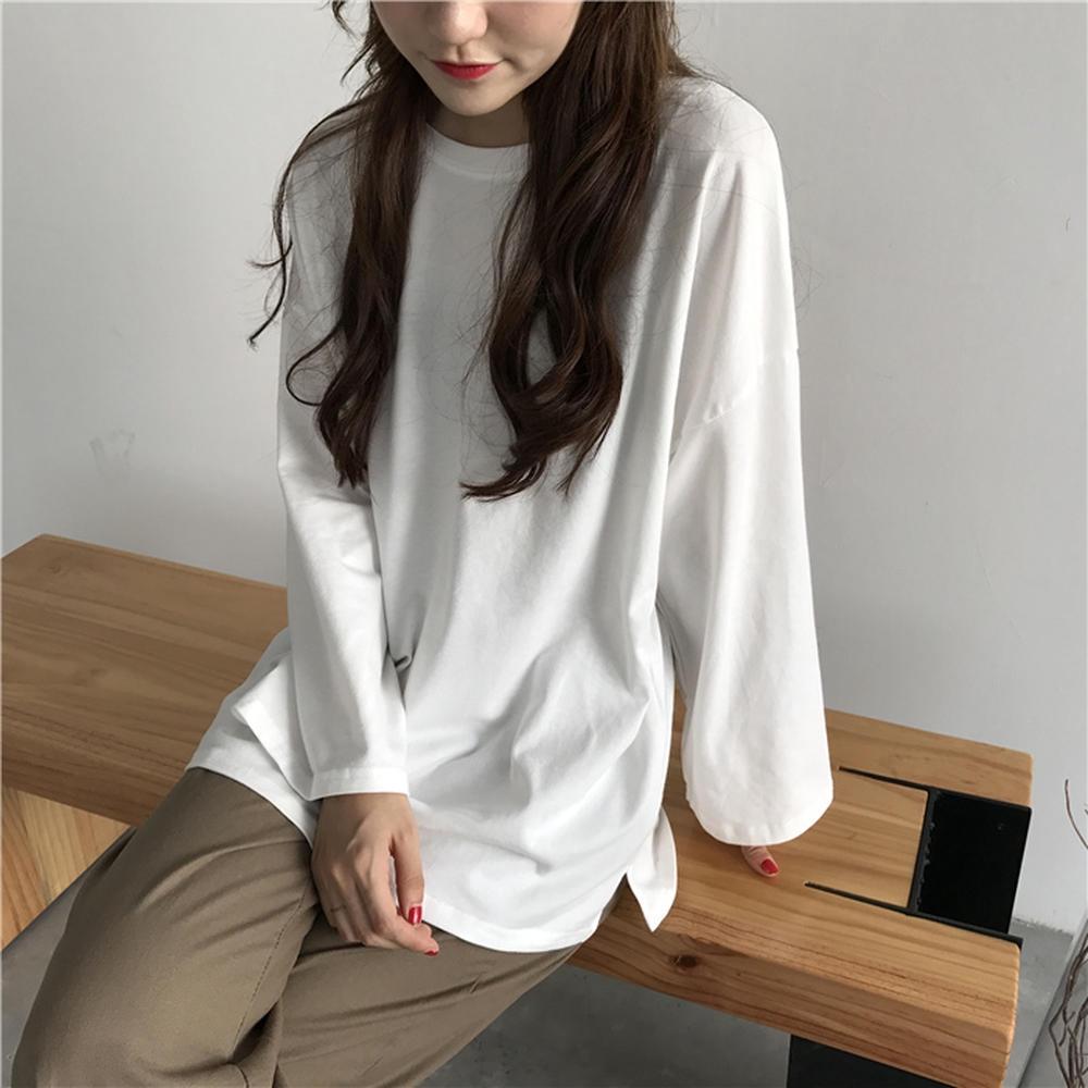 [HCM]ÁO THUN NỮ TAY DÀI UNISEX OVERHAND