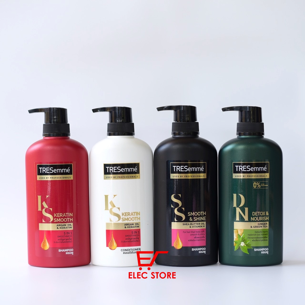 Dầu gội Tresemme Keratin Smooth 450ml Thái Lan (trắng)