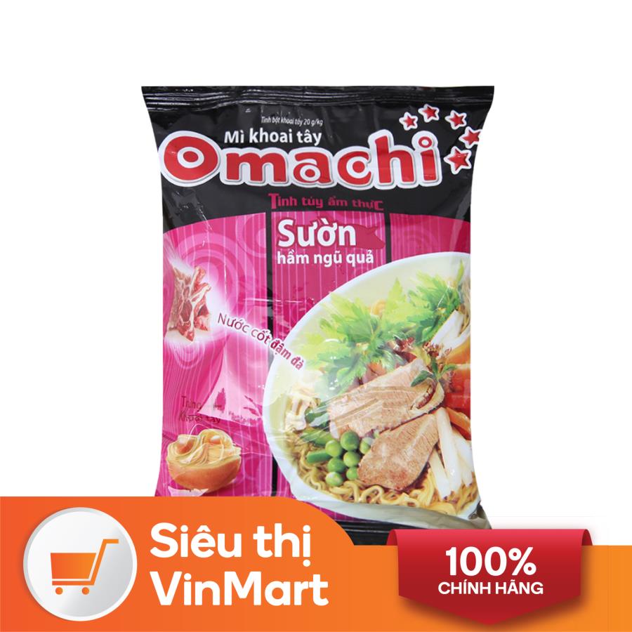 Siêu thị VinMart - Thùng 30 gói mì ăn liền khoai tây sườn ngủ quả Omachi