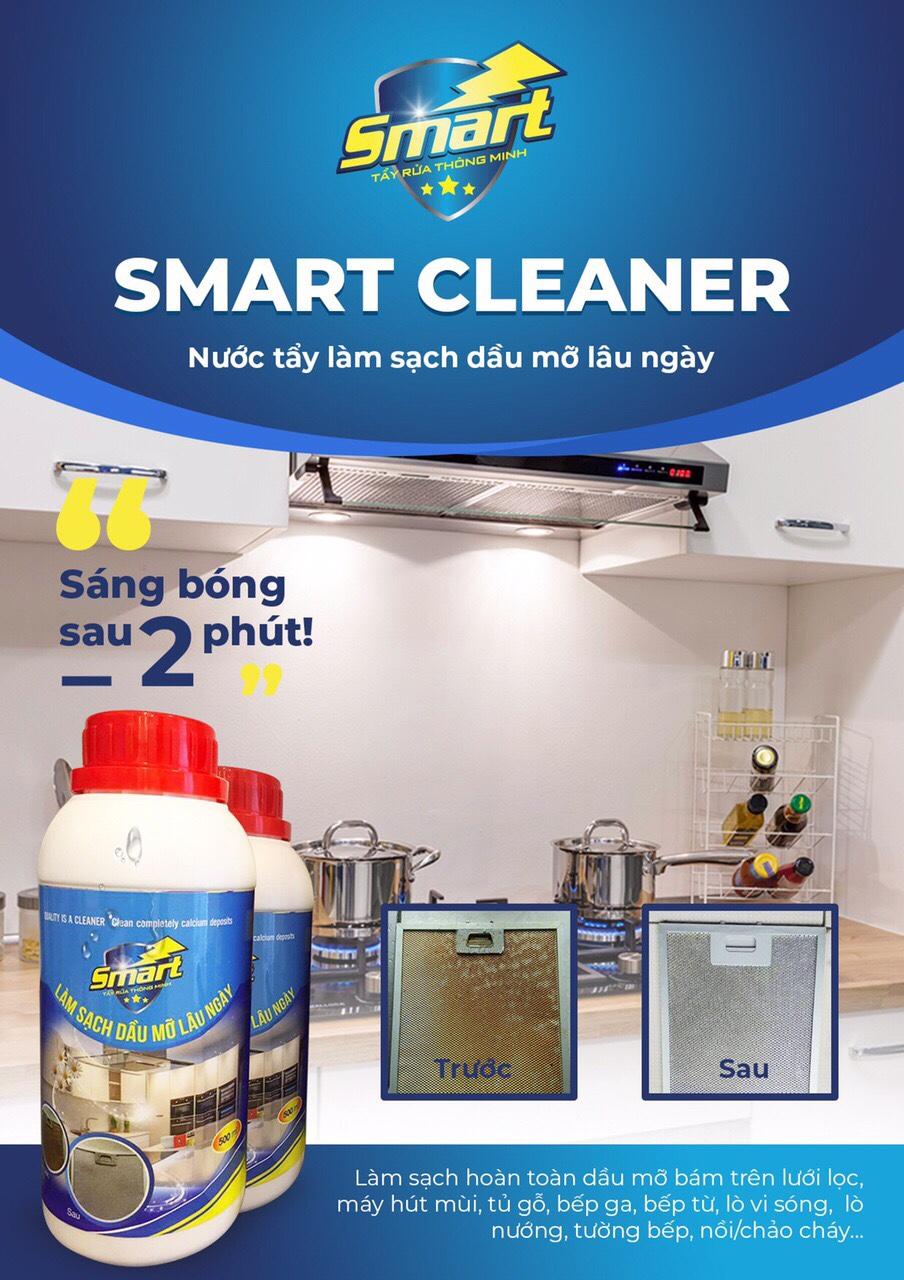 Dung dịch làm sạch dầu mỡ lâu ngày Smart Cleaner
