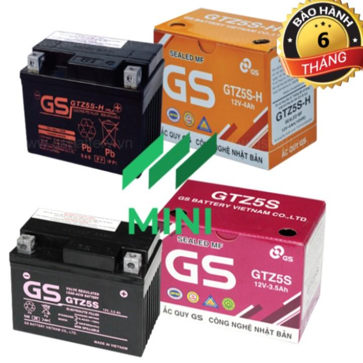 Bình ắc quy khô GS MF GTZ5S-H (12V-4Ah)