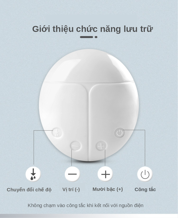 Máy hút sữa điện đôi có chế độ massage, kích thích sữa, 5 cấp độ siêu hút