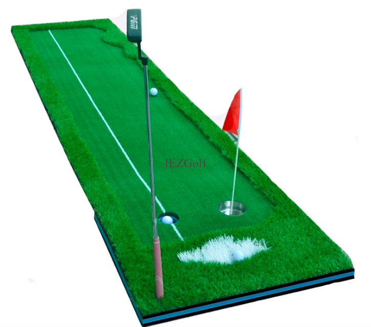 THẢM TẬP PUTT VIỀN - THẢM PUT KẺ LINE TRẮNG - PGM GOLF GREEN WITH WHITE LINE - GL001