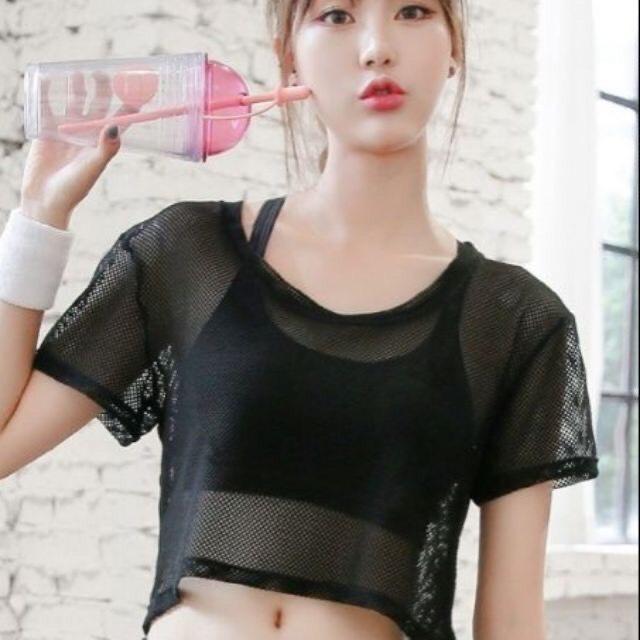 ÁO LƯỚI CROPTOP THỂ THAO ĐI BIỂN, TẬP GYM