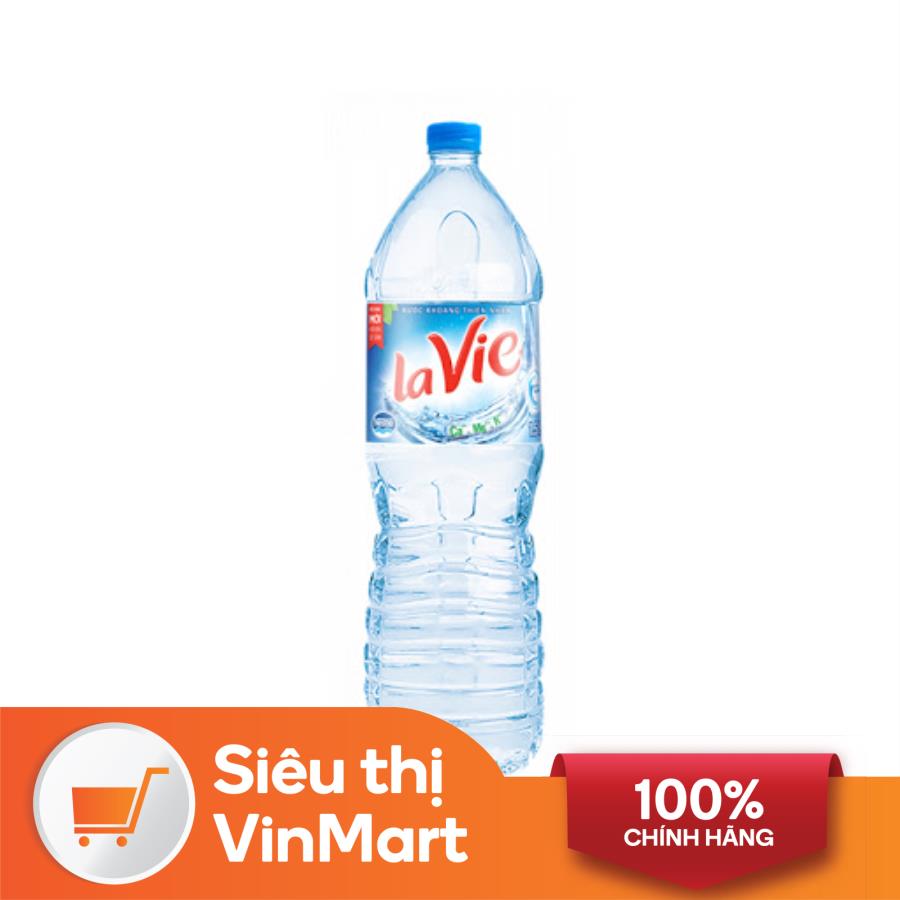 Siêu thị VinMart - Nước khoáng thiên nhiên LaVie chai 1,5 lít