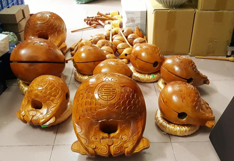 Mõ gỗ mít lõi hàng đặc biệt ( 3 tay, Đk = 18cm )