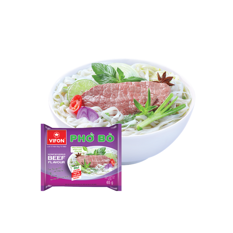 [HCM]Thùng 30 Gói Phở Bò VIFON 65g
