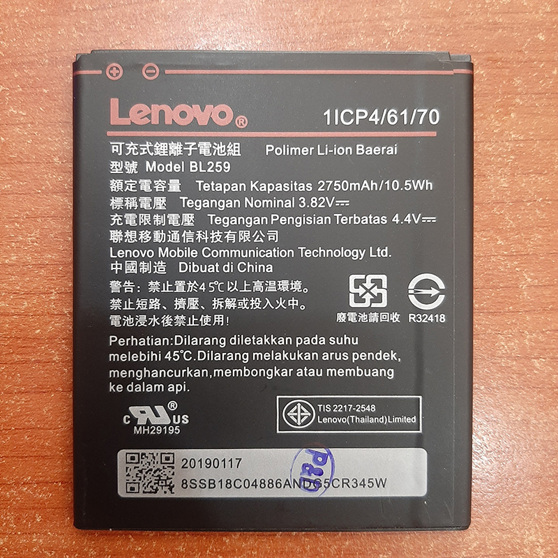 Pin Lenovo A6020a46 Zin