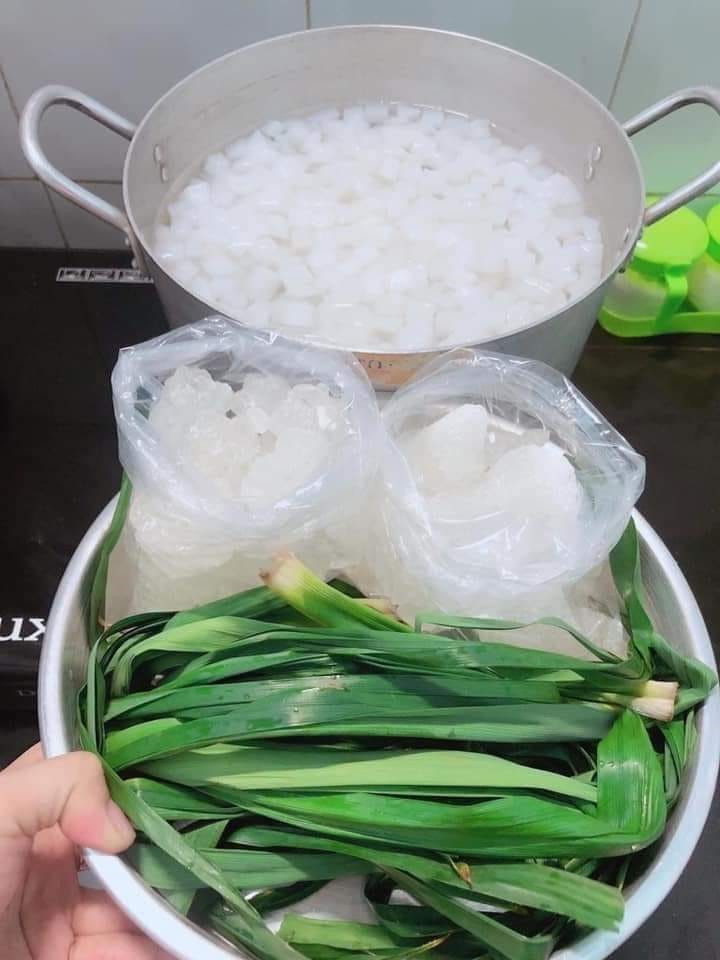 Thạch dừa thô ép khô 10ly túi 500gr