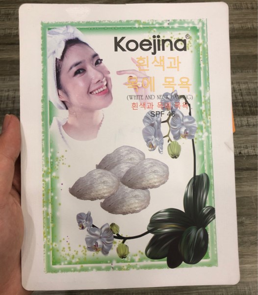 Koejina Tắm Trắng Mặt Và Cổ 30g