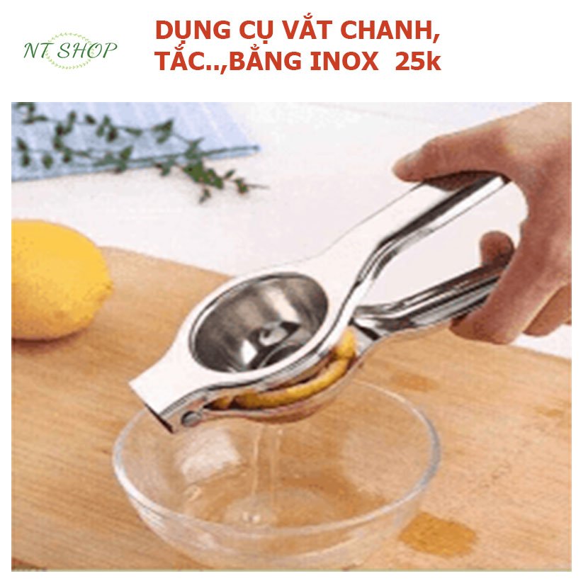 [HOT, HOT] Dụng cụ ÉP nước chanh bằng inox [NANCY SHOP]][FREESHIP]vắt chanh nhanh gọn lẹ, tiện lợi,giá iu thương