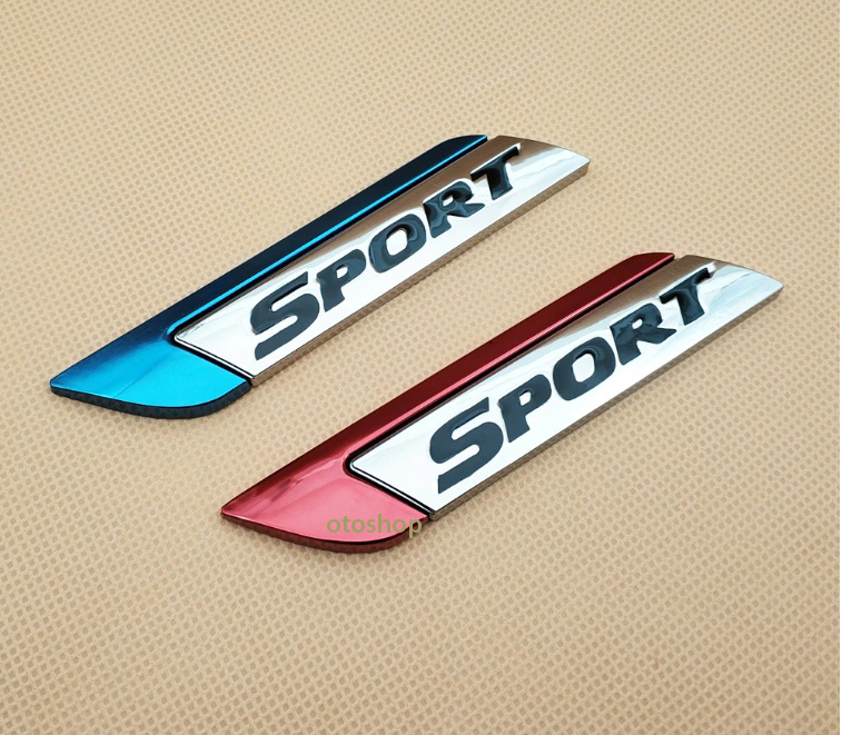 [HCM]Tem chữ lo go SPORT dán trang trí xe-Model 2