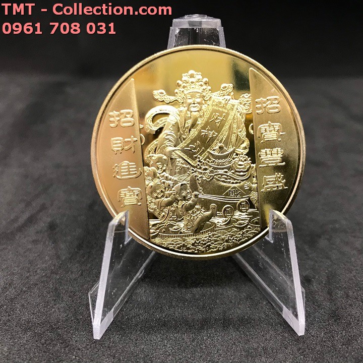 [HCM]Xu Thần Tài Mạ Vàng Cá Chép dùng để trang trí nhà cửa bàn sách bỏ vào túi mang theo bên người xỏ lỗ đeo dây - TMT colletion - SP002379