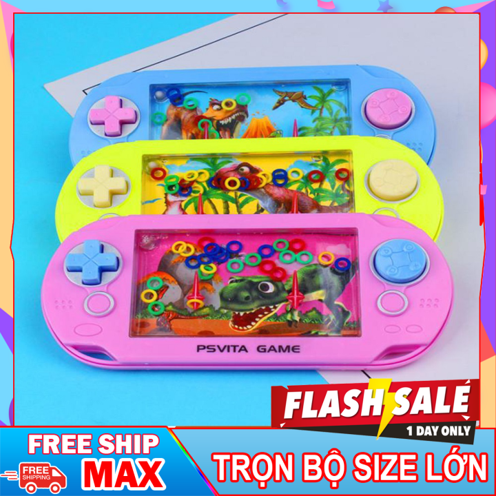 ( FREE SHIP - MUA 1 TẶNG 1 ) Đồ chơi game bắn vòng nước, máy bắn vòng siêu cute, Đồ chơi giúp bé phát triển trí tuệ và thông minh